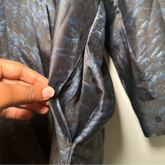 COS X Chris Perani Patterned Art To Wear Scarf Dress Draped Retro Lagenlook 12 - Picture 12 of 15